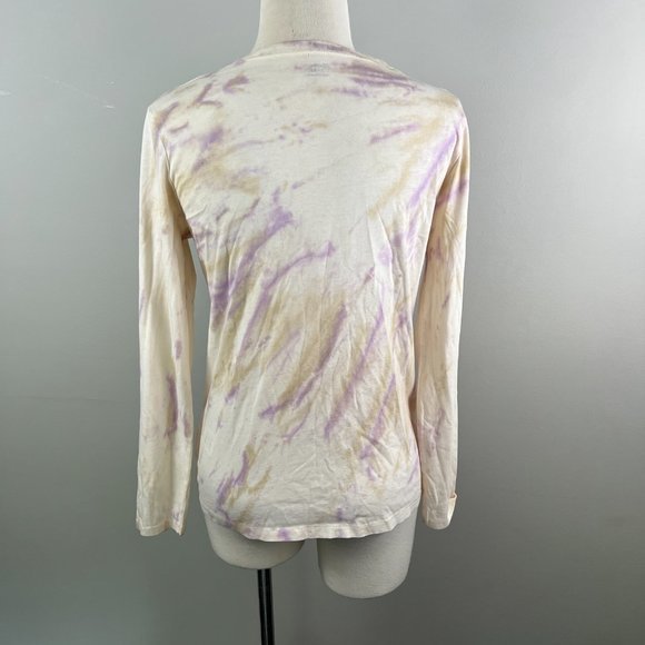 NWT MADEWELL Northside Long‎ Sleeve Tie Dye T-Shirt in Vintage Petal (L) - Picture 7 of 11